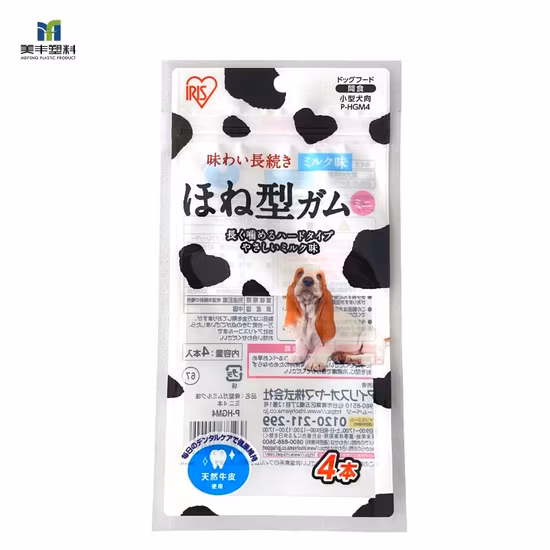 Sustainable Pet Food Plastic Packaging with Window for Dog Food Feed
