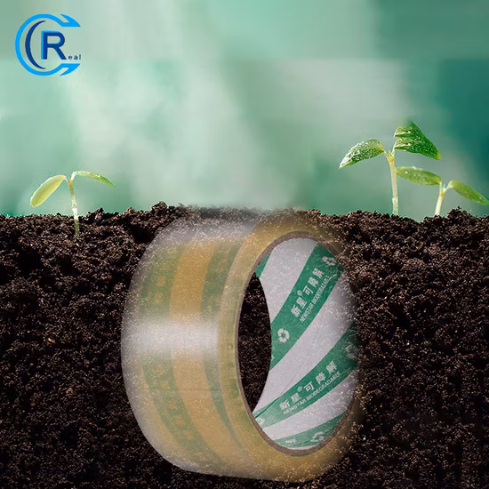 Fita plástica adesiva de embalagem amigável de Eco da fita de celulose biodegradável